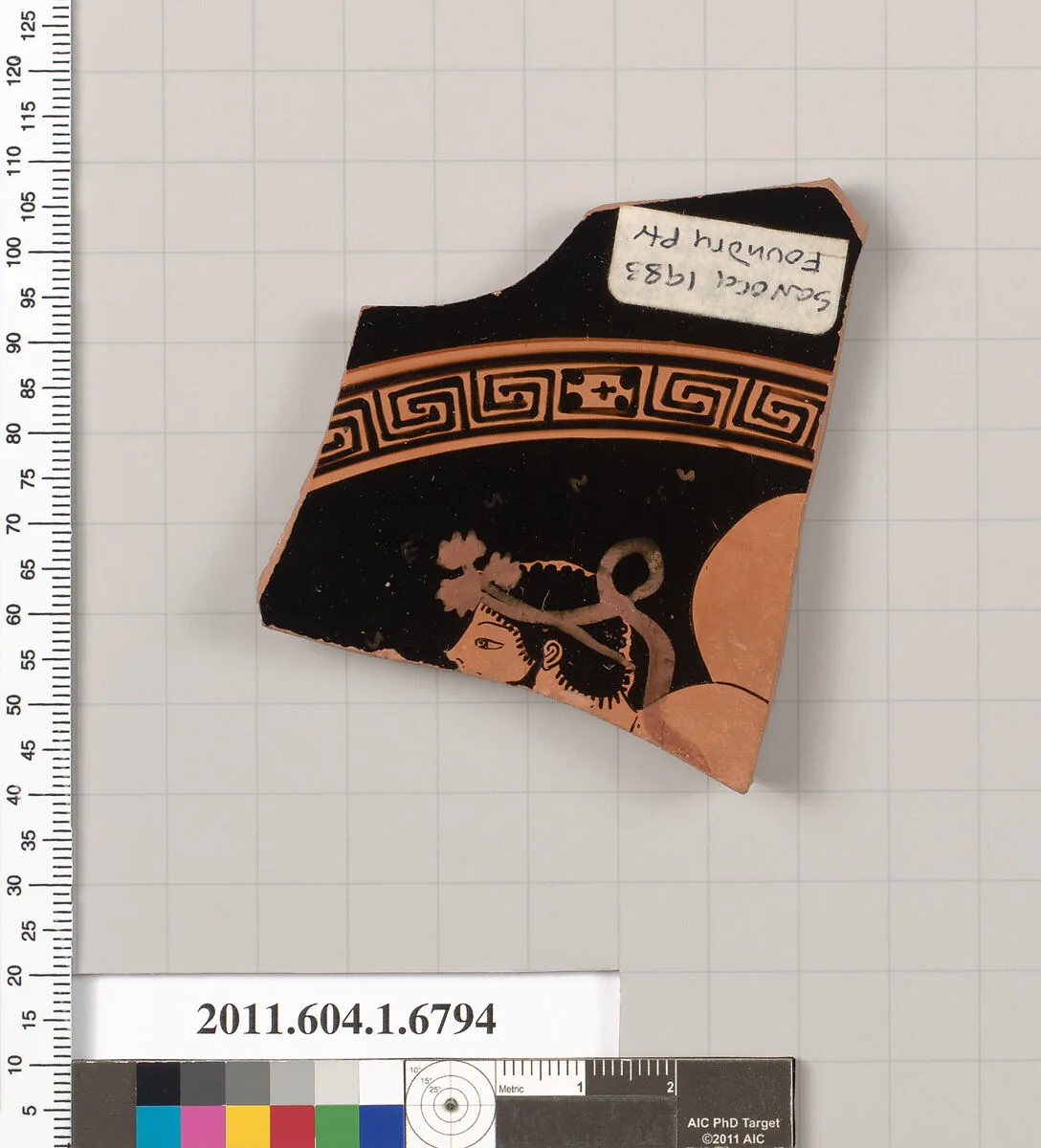 Terracotta fragment of a kylix (drinking cup) — Foundry Painter
