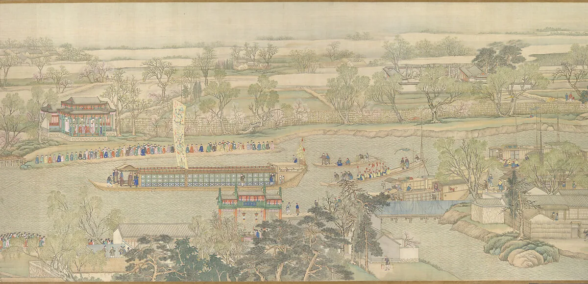 清 徐揚 等 乾隆南巡圖 (第六卷﹕大運河至蘇州) 卷|The Qianlong Emperor's Southern Inspection Tour, Scroll Six: Entering Suzhou along the Grand Canal — Xu Yang