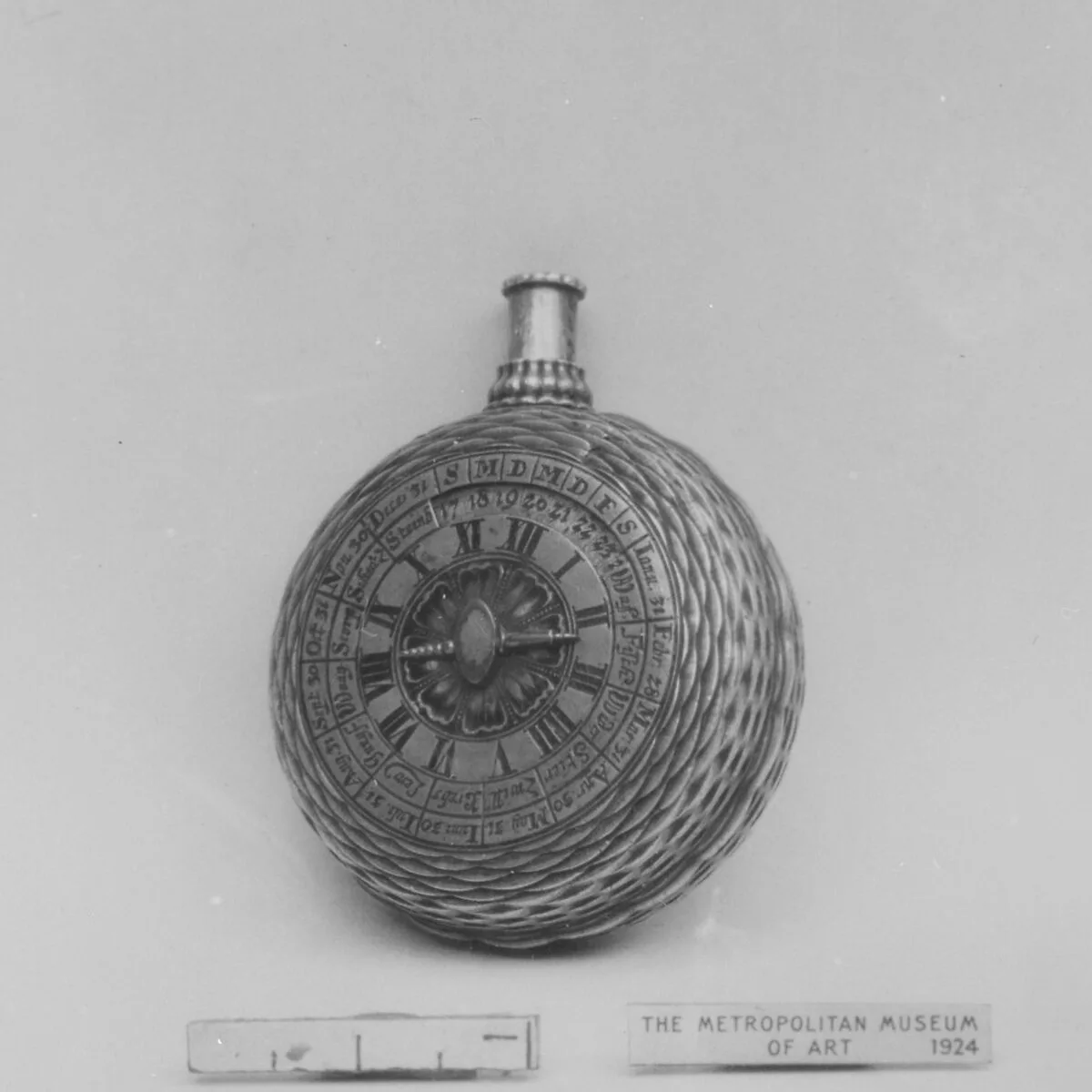 Calendar with sundial — Unknown