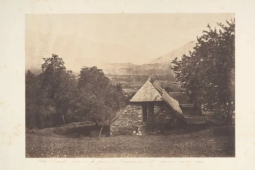 Vallée d'Argelès près de la ferme de Despourreins. St-Sauveur