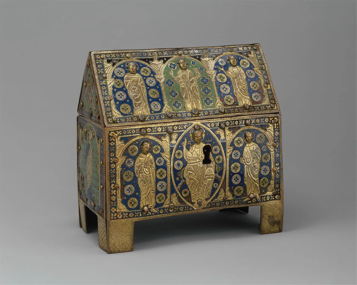 Chasse with Christ in Majesty and Apostles — Unknown