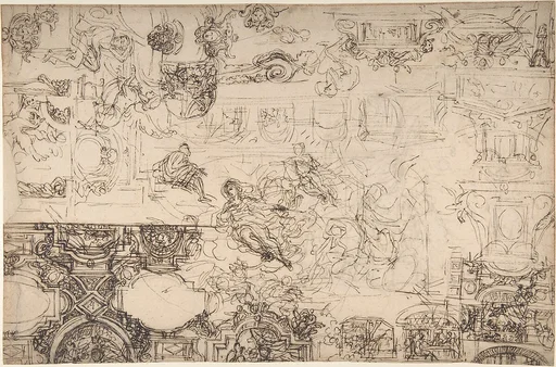 Studies for a Ceiling (recto and verso)