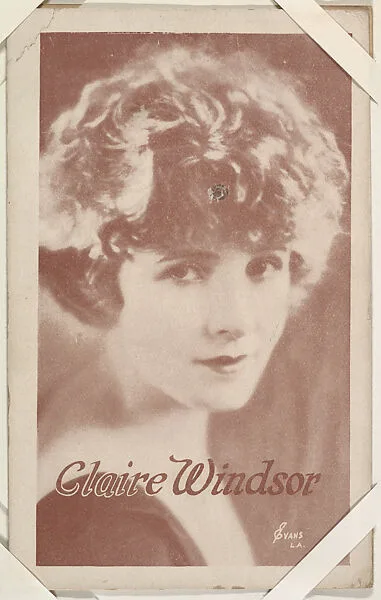 Claire Windsor from Movie Stars Exhibit Cards series (W401) — Unknown