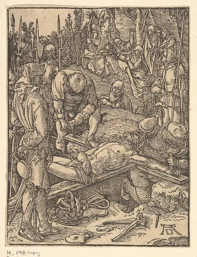 Christ Nailed to the Cross, from The Little Passion (copy)