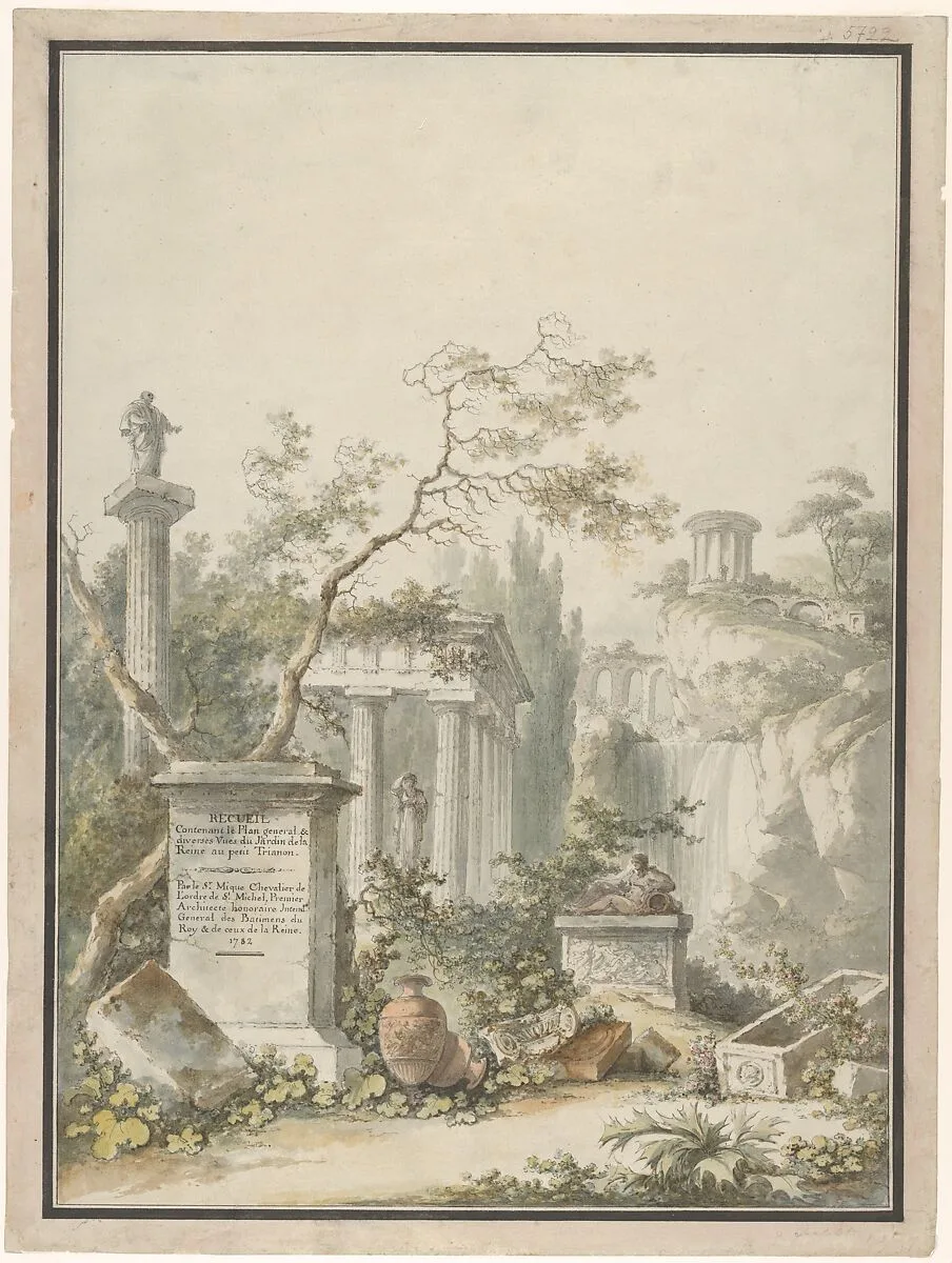 Design for a Frontispiece — Claude Louis Châtelet