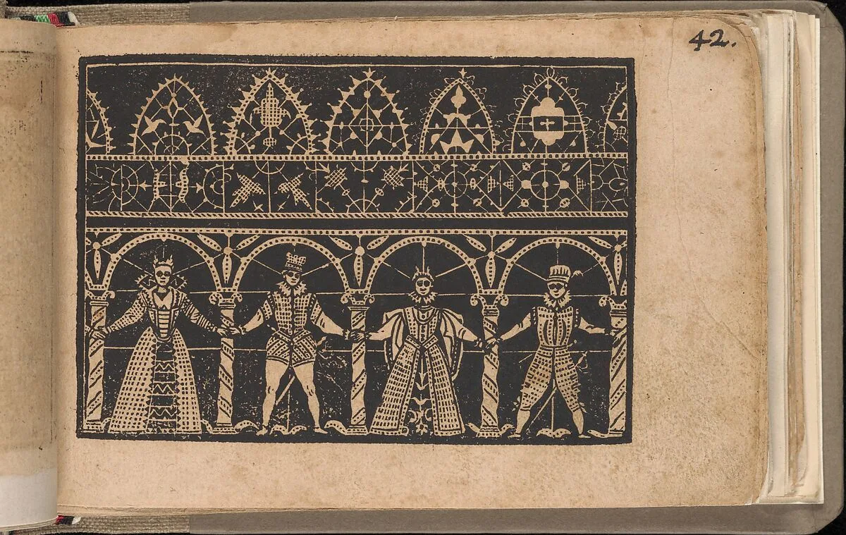 Schön newes Modelbuch (Page 42r) — Sigismundus Latomus