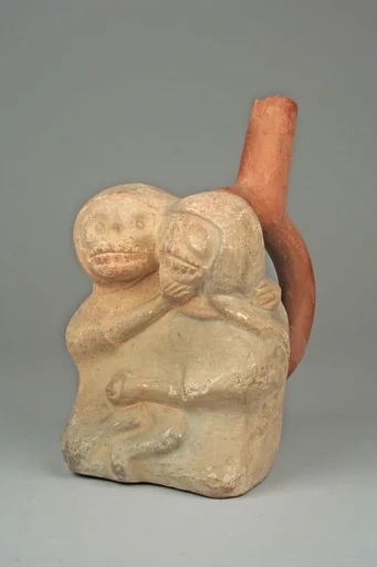Stirrup Spout Bottle with Couple