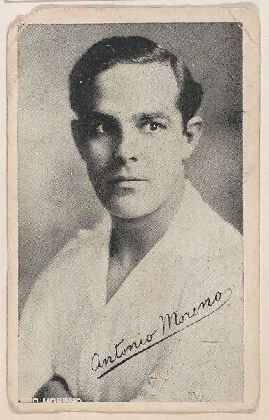 Antonio Moreno from Kromo Gravure "Leading Moving Picture Stars" (W623) — Kromo Gravure Photo Company, Detroit, Michigan