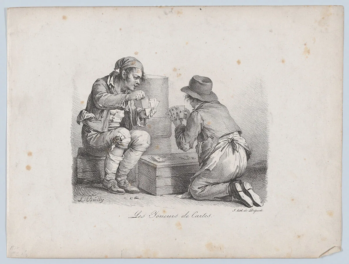The Card Players — Louis Léopold Boilly|Delpech