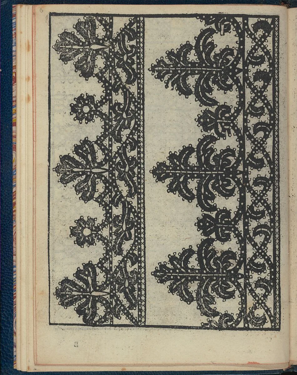 Le Pompe: Opera Nova, page 3 (verso) — Giovanni Battista & Marchio Sessa