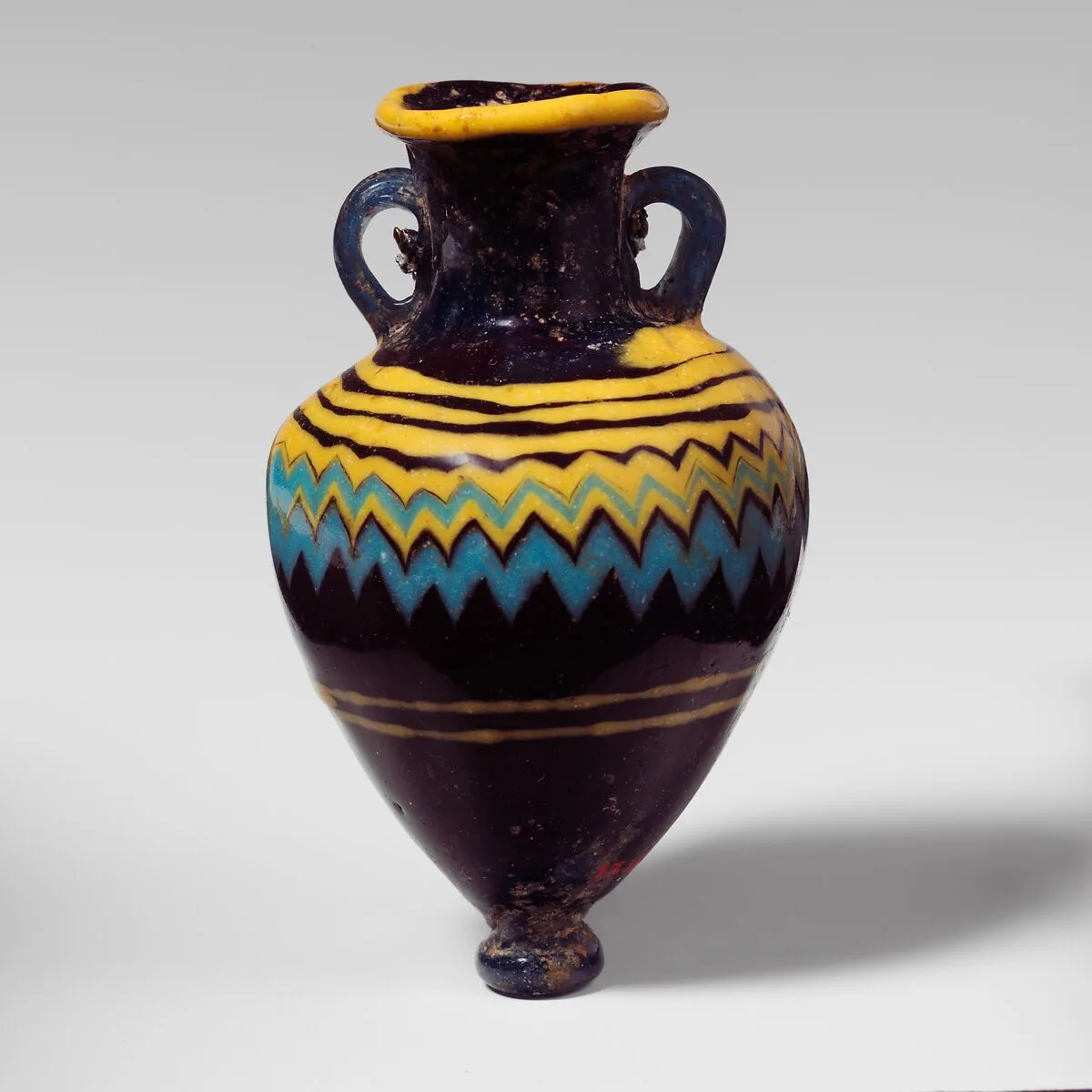 Glass amphoriskos (perfume bottle) — Unknown