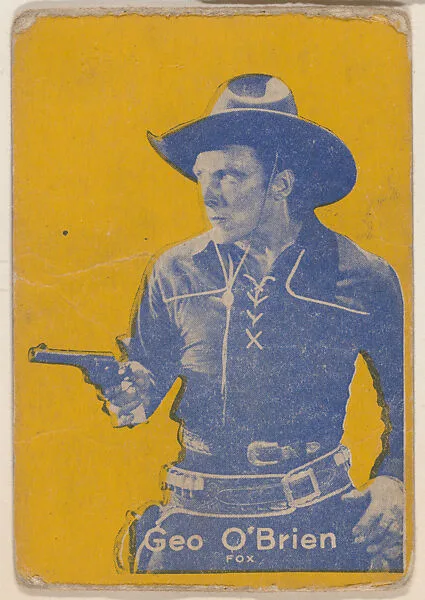 Geo. O'Brien, Fox, from Cutout Head Strip Cards (W500) — Unknown