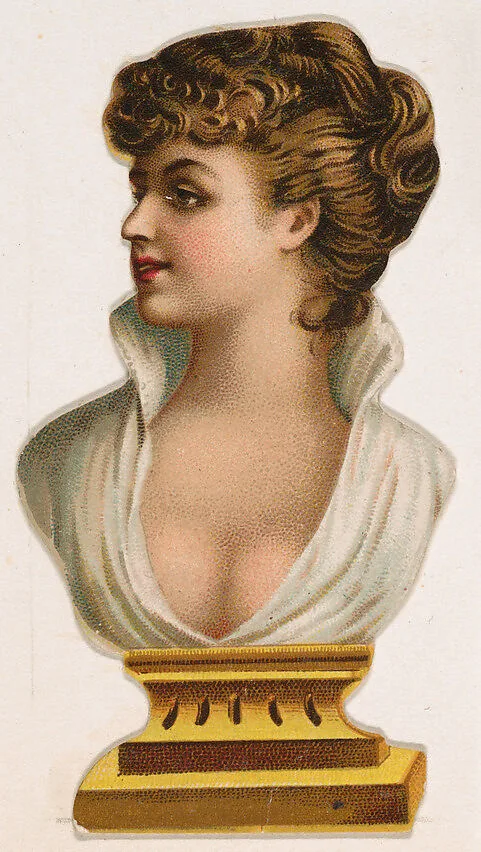 Statue, from the Novelties series (N228, Type 3) issued by Kinney Bros. — Kinney Brothers Tobacco Company