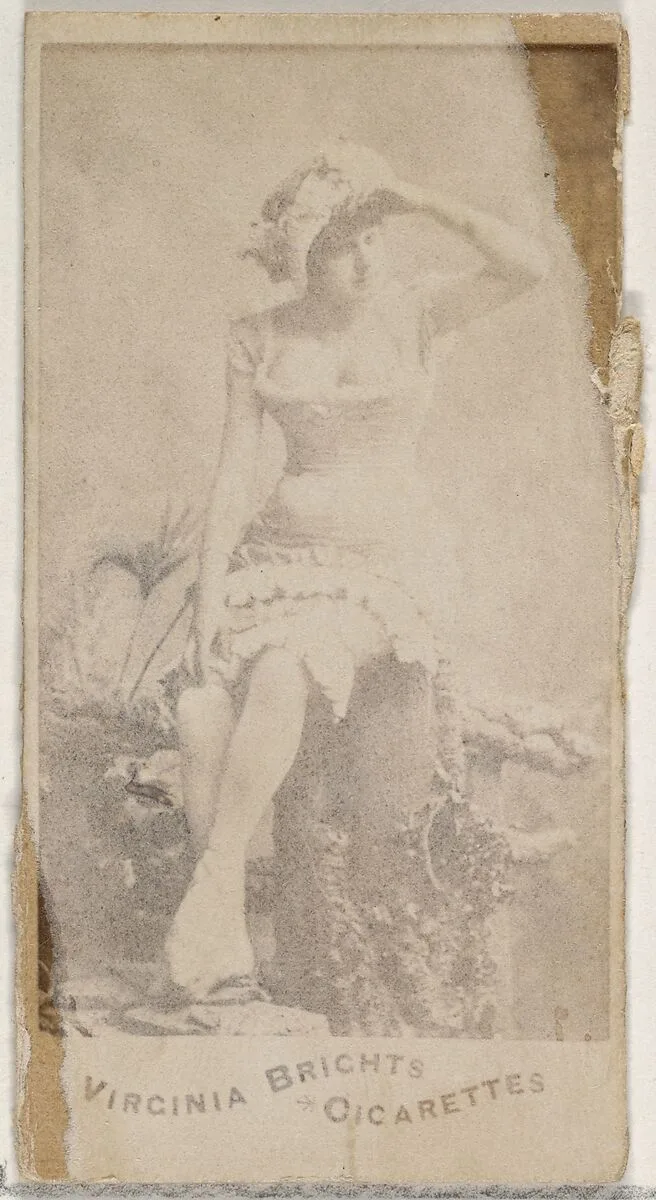 From the Actors and Actresses series (N45, Type 5) for Virginia Brights Cigarettes — Allen & Ginter