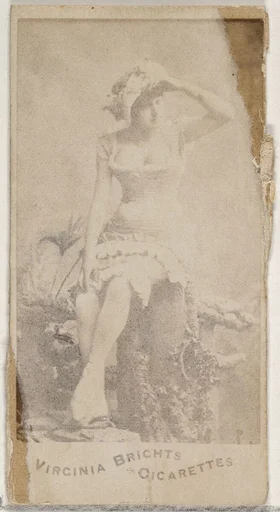 From the Actors and Actresses series (N45, Type 5) for Virginia Brights Cigarettes