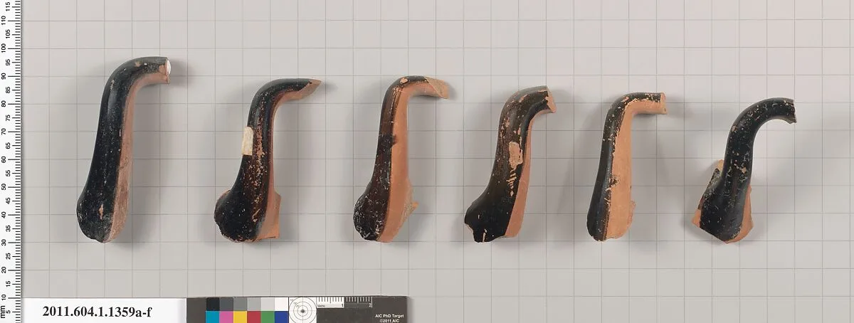 Terracotta fragments of kylikes (drinking cups) — Unknown