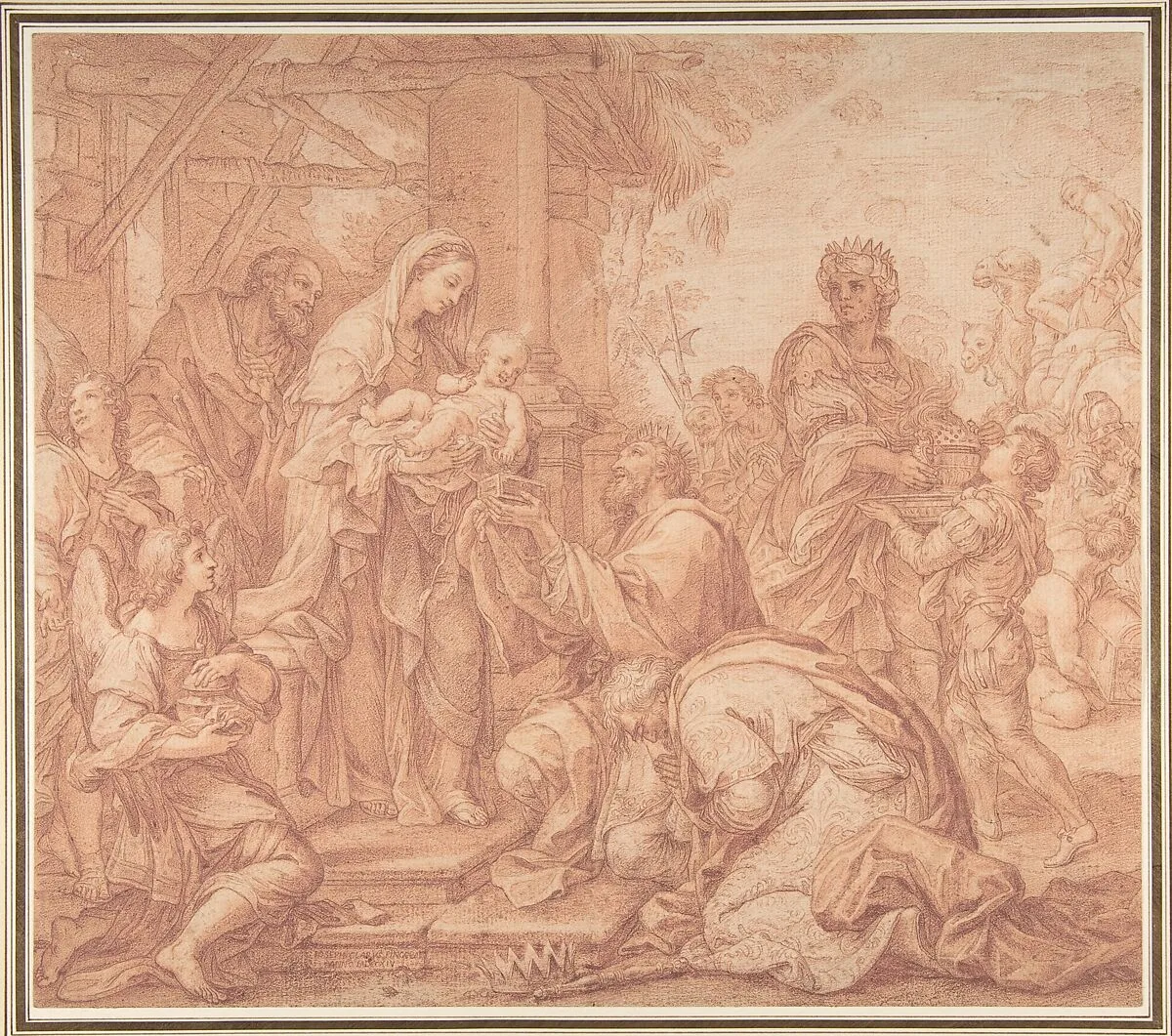 The Adoration of the Magi — Giuseppe Bartolomeo Chiari