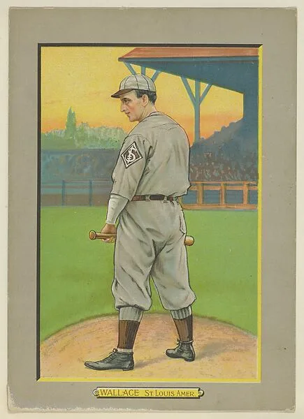Bobby Wallace, Shortstop, St. Louis Browns (American League), from Turkey Red Cabinets (T3) — American Tobacco Company