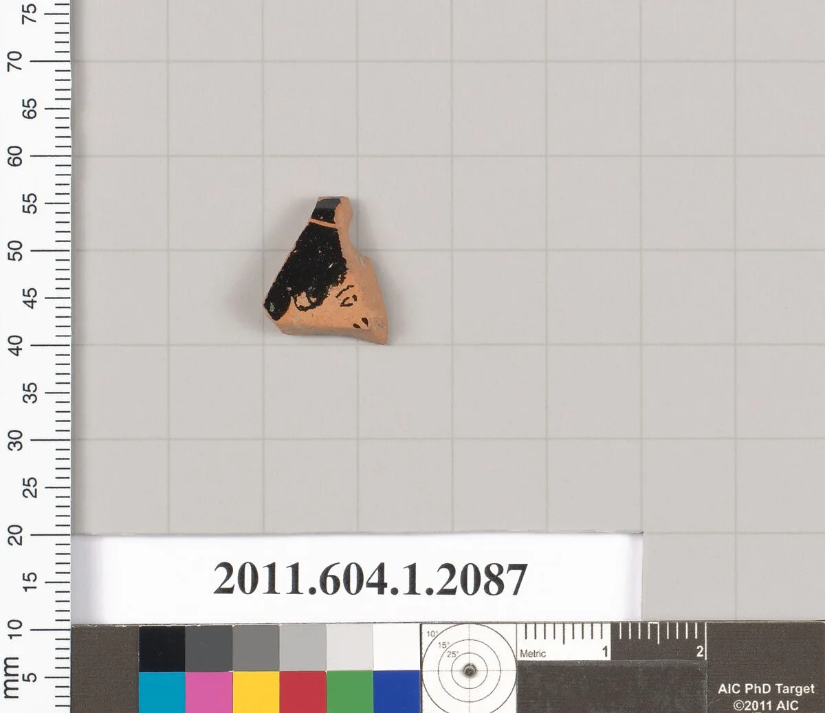Terracotta rim fragment of a kylix (drinking cup) — Unknown