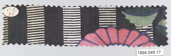 Textile sample — Wiener Werkstätte|Unknown Designer