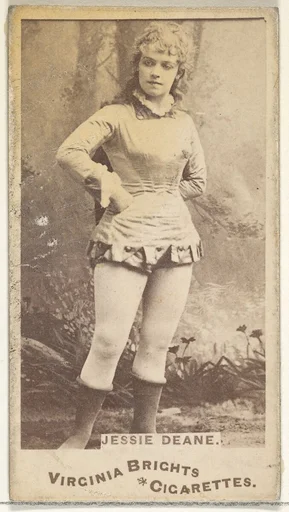 Jessie Deane, from the Actors and Actresses series (N45, Type 1) for Virginia Brights Cigarettes
