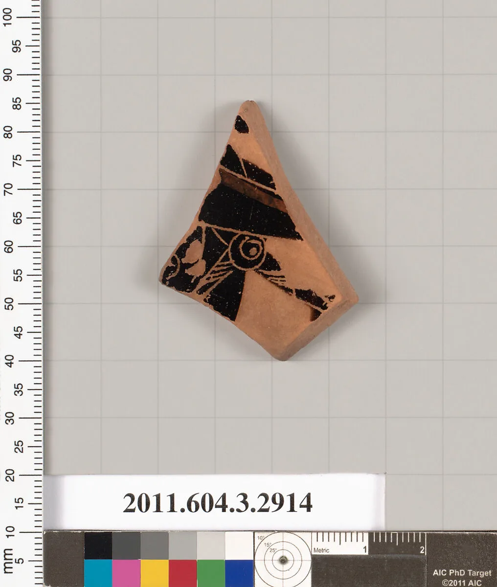 Terracotta fragment of a neck-amphora (jar)? — Unknown