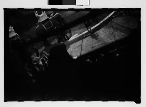 [Thirty-Four 35mm Film Frames on Uncut Roll of a Circus Performing at the Arena at Madison Square Garden, New York City, Including Trapeze and Animal Acts]