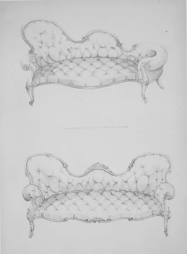 First Part of a Modern and Useful Work Containing 120 Designs of Furniture