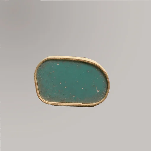 Glass monochrome inlay fragment