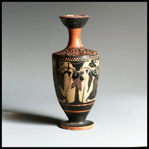 Terracotta lekythos (oil flask)