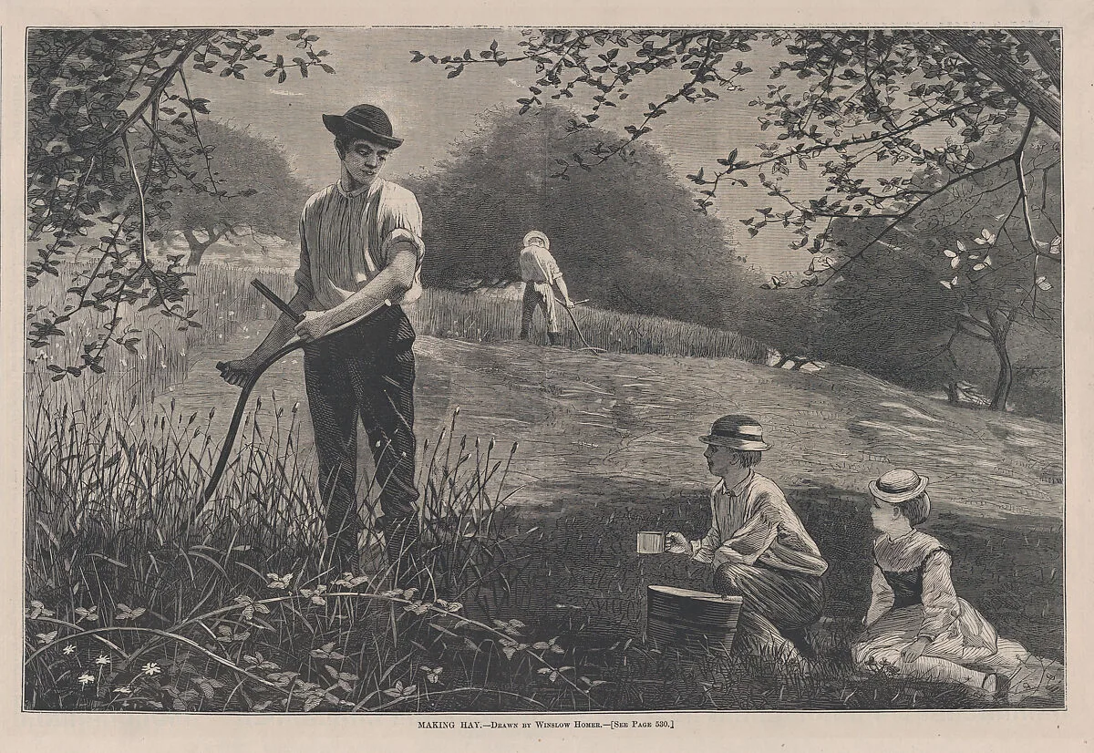 Making Hay (from "Harper's Weekly," Vol XVI) — Winslow Homer|Harper's Weekly|Harper & Brothers