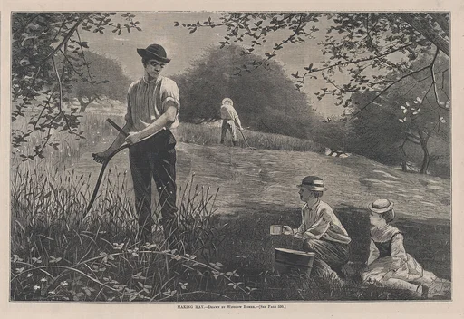 Making Hay (from "Harper's Weekly," Vol XVI)