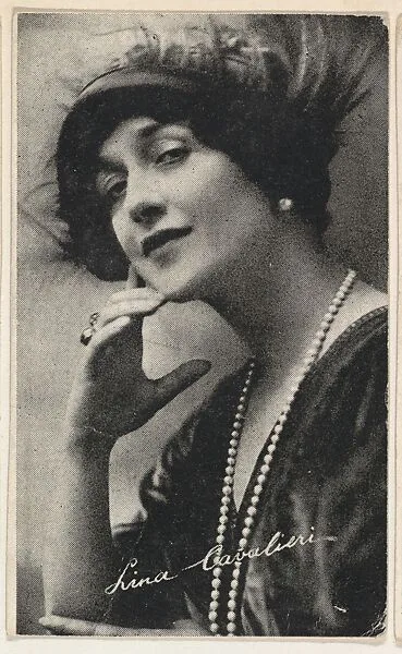 Lina Cavalieri, bakery card from the Movie Stars series (D55), issued by the Morehouse Baking Company — Morehouse Baking Company