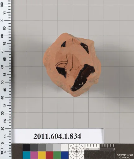 Terracotta fragment of a kylix (drinking cup)