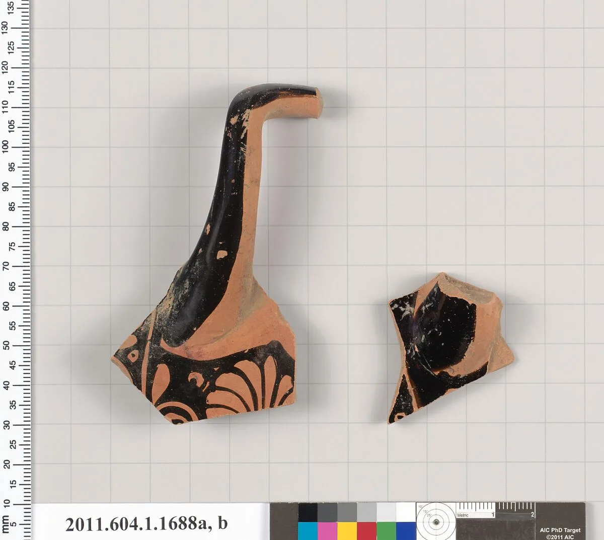 Terracotta fragments of kylikes (drinking cups) — Unknown