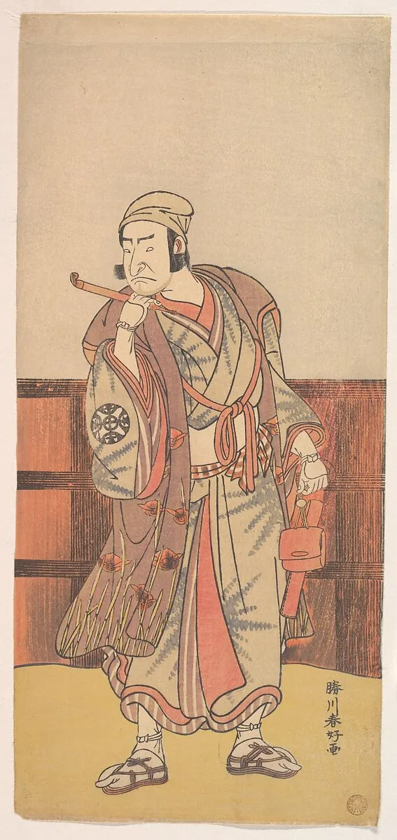 勝川春好画 初代中村仲蔵|Kabuki Actor Nakamura Nakazō I — Katsukawa Shunkō
