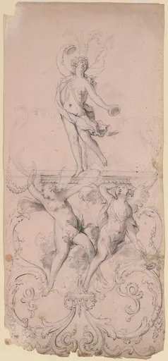 Ornament Design with Three Nymphs