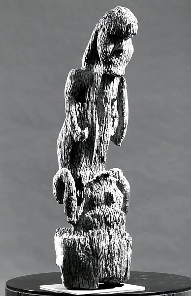 Finial from a Slit gong — Unknown