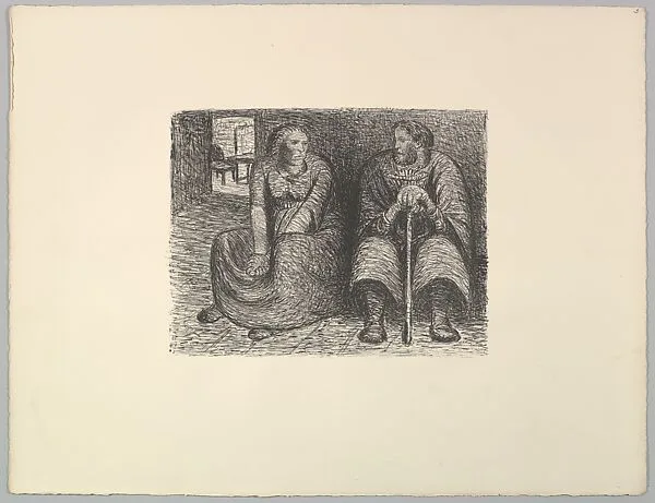 The Pair in a Conversation (Das Paar im Gespräch) — Ernst Barlach