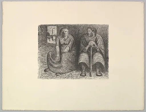 The Pair in a Conversation (Das Paar im Gespräch)