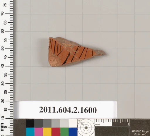 Terracotta fragment of a skyphos (deep drinking cup)