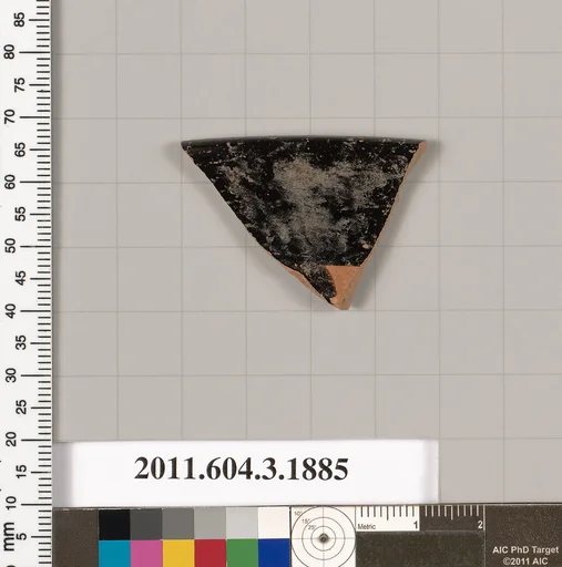 Terracotta rim fragment of an open shape