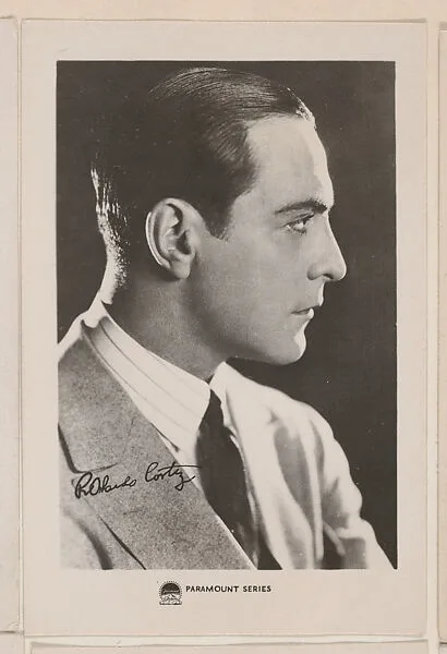 Ricardo Cortez from Paramount Series Movie Star trading cards (W500) — Unknown
