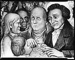 [Detail of "The American Revolution" Panel of Diego Rivera's Mural for the New Worker's School, New York City]