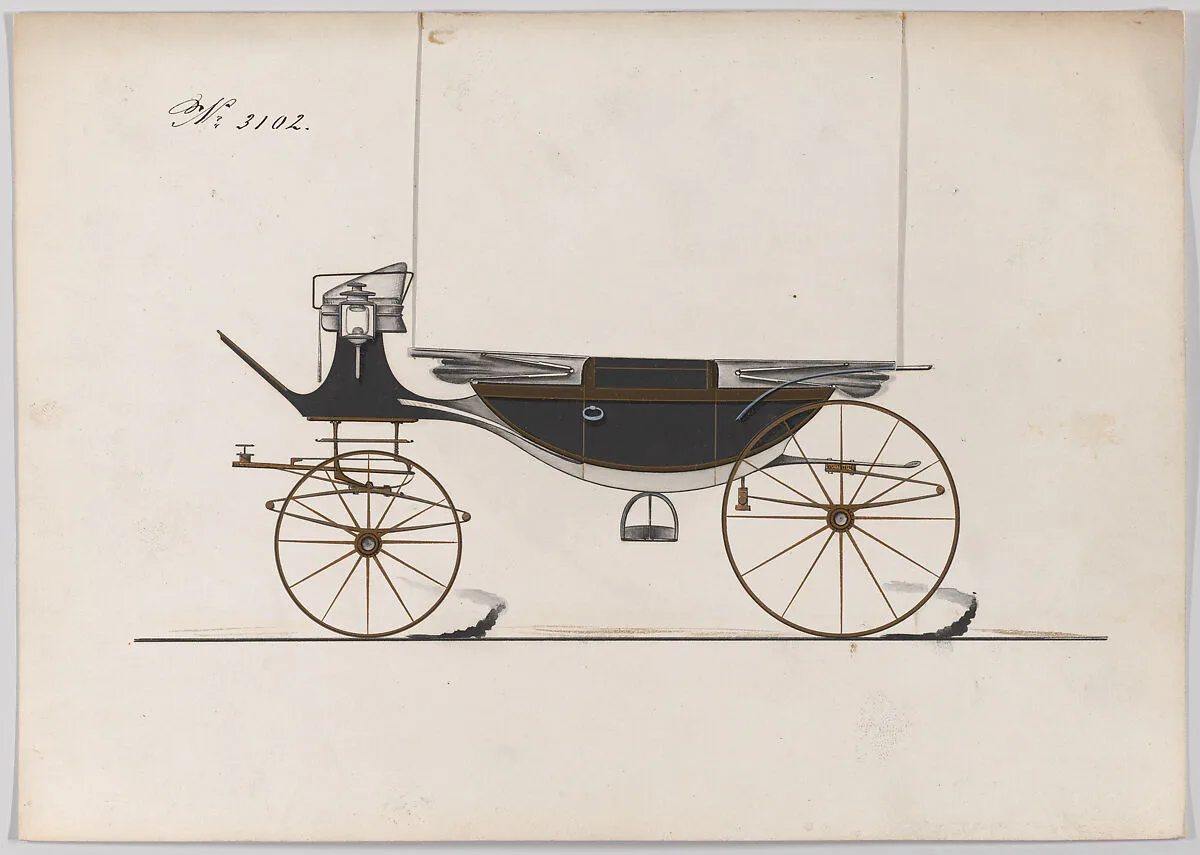 Design for Landau, No. 3102 — Brewster & Co.