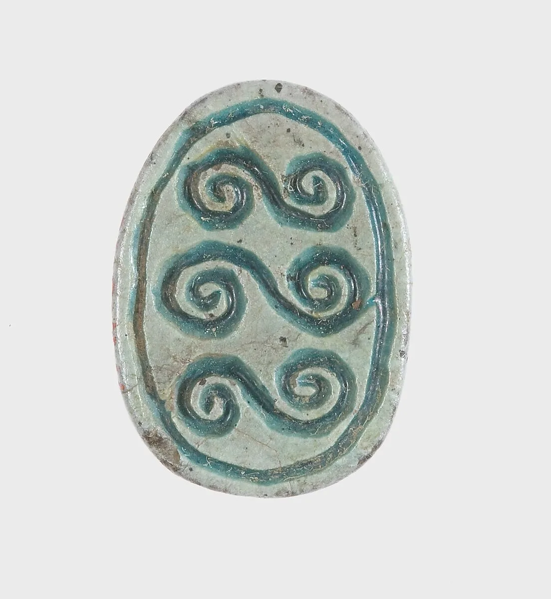 Scarab Inscribed with S-Shaped Spirals — Unknown