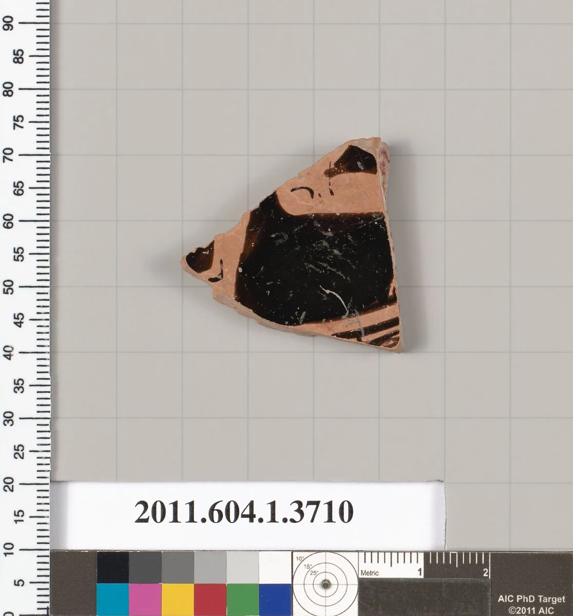 Terracotta fragment of a kylix (drinking cup) — Unknown
