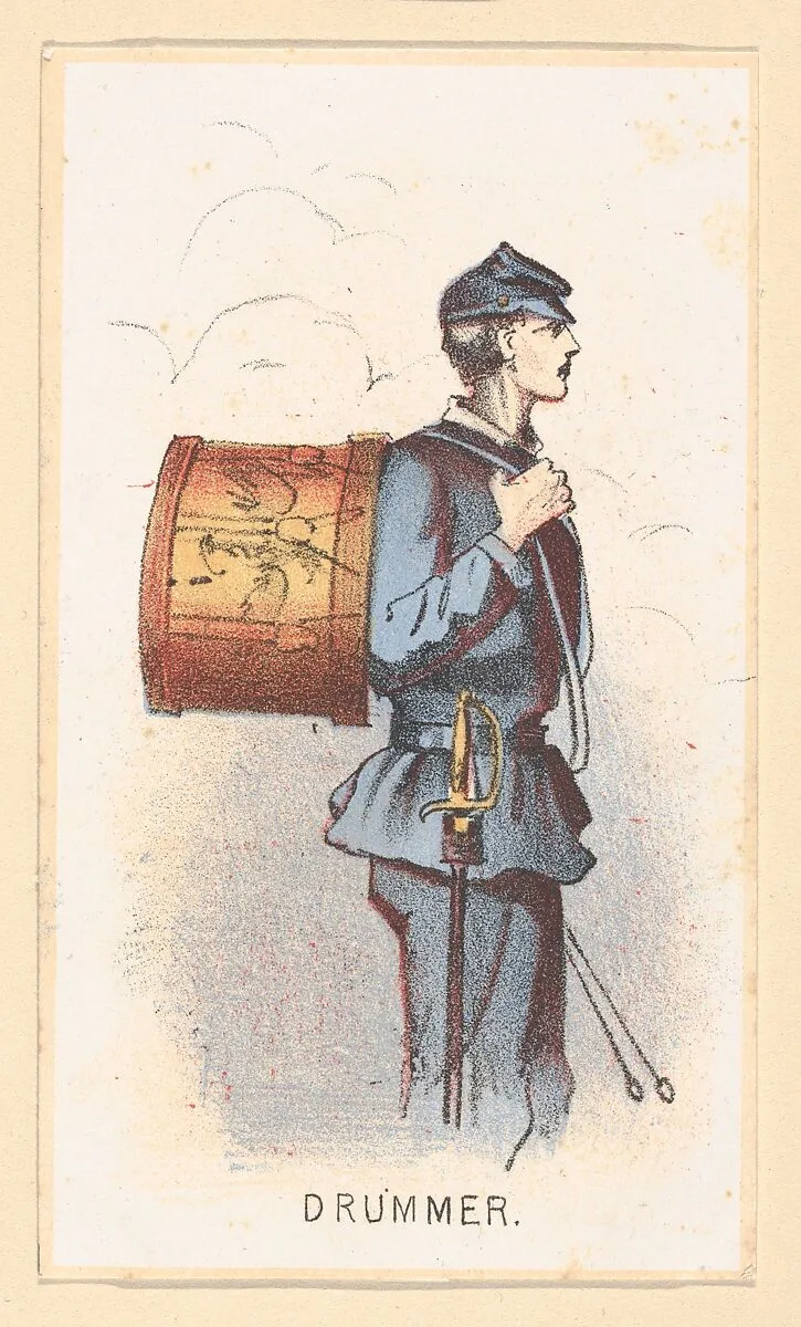 Life in Camp, Part 2: Drummer — Winslow Homer|Louis Prang & Co.|Beadle & Co.