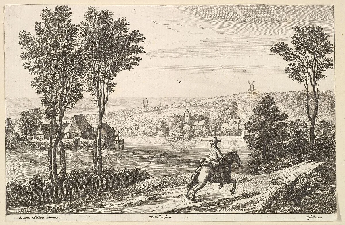 The Horseman — Wenceslaus Hollar|Jan Wildens|Johannes Meyssens