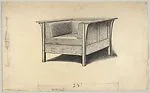 Design for an Arm chair — L. & J. G. Stickley of Fayetteville, New York